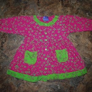 Girl's Pink Long Sleeve Dress by BALI Sz 24m